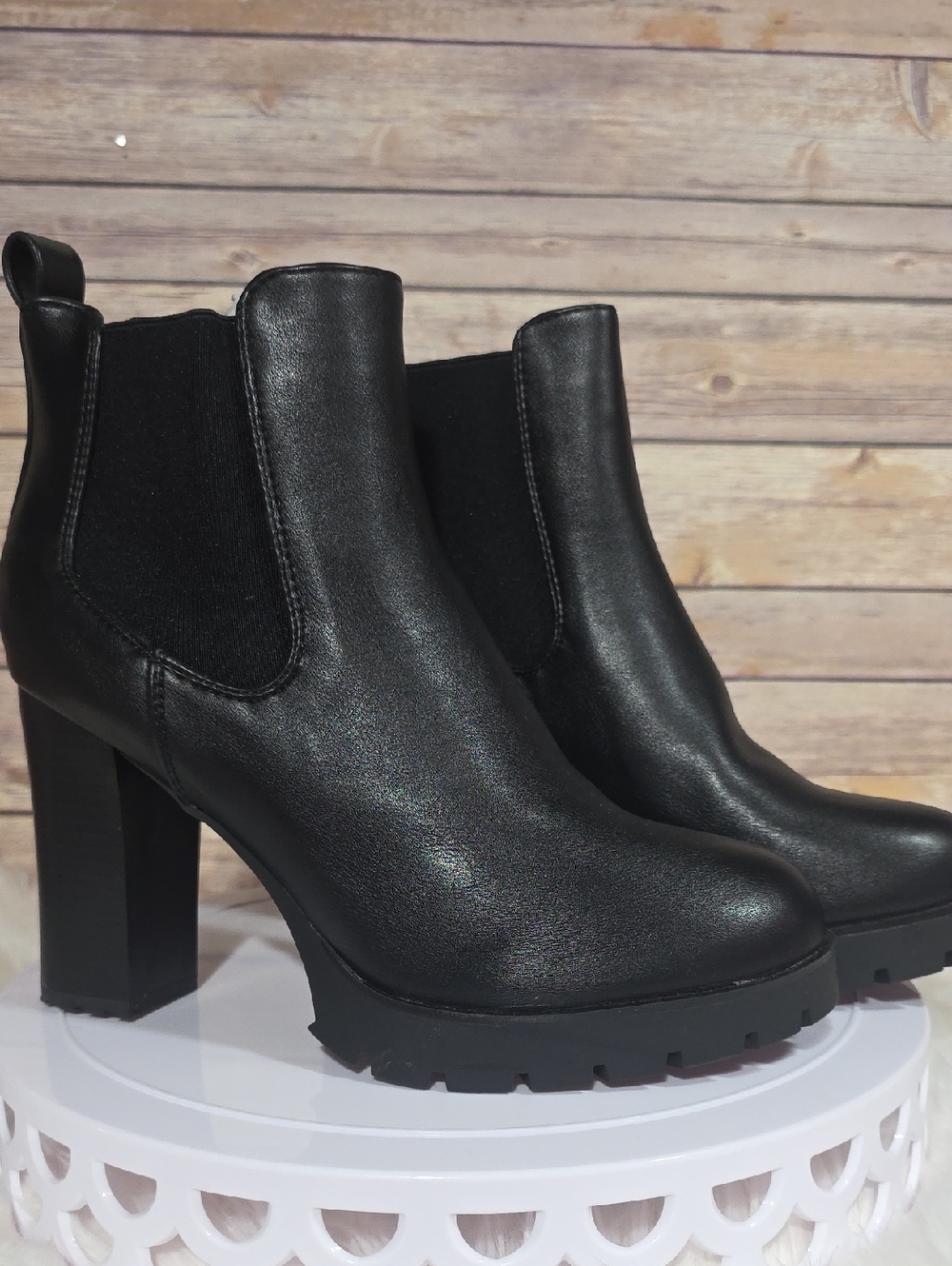 Dream Pairs High Heel Chelsea Ankle Boots